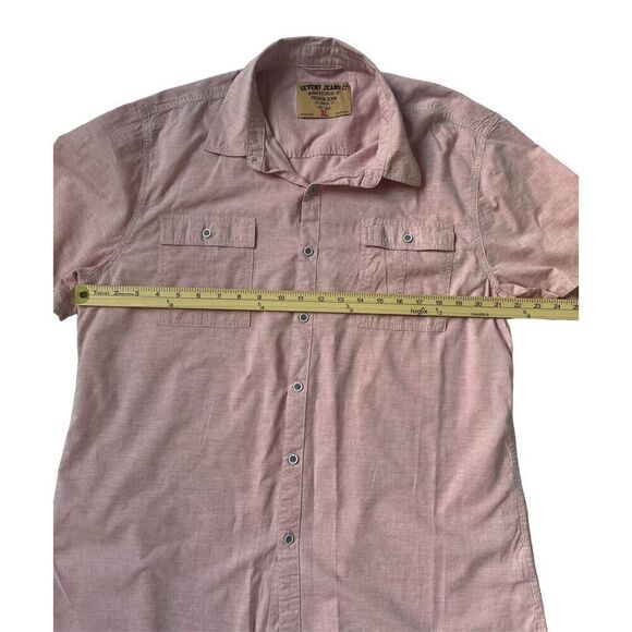 SEVEN7 Jeans Co Button Down Lightweight Pink Size XL - Picture 5 of 8